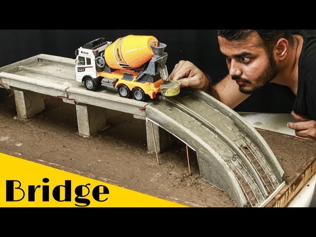 Concrete Bridge Model || Miniature Construction || Creative Channel