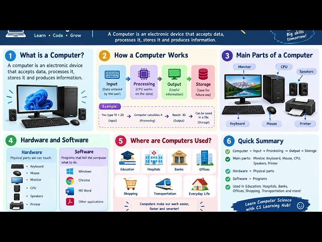 What is Computer?#parts#process