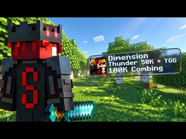 Best Minecraft MCPE 1.26 Dimension Thunder 50K + YGG 100K Combined SMP PVP Texture Pack 🔥 | PE, JAVA