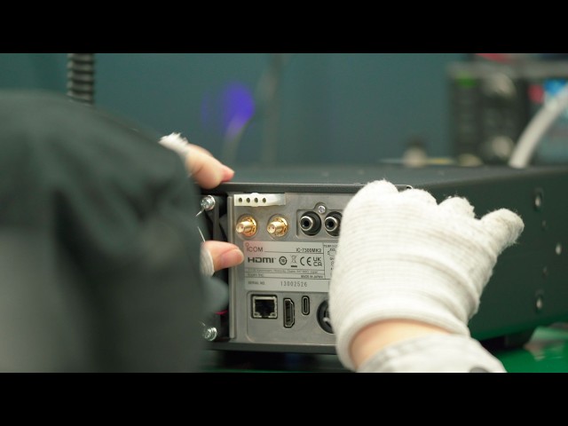 The New Icom IC-7300MK2 on the Production Line