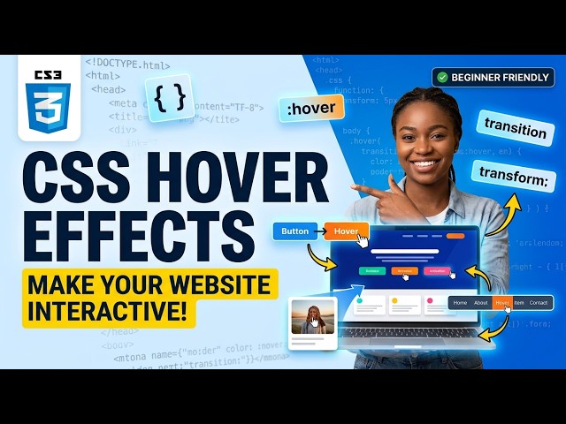 CSS Hover Effects Explained for Beginners | Make Your Website Interactive