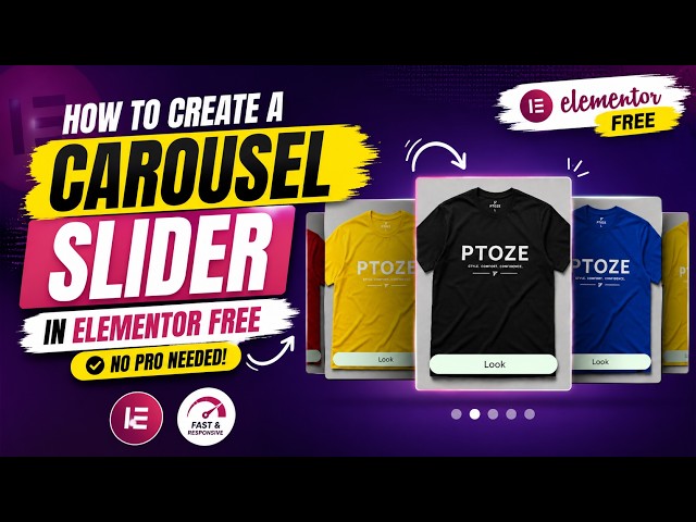 How to Create a Carousel Slider in Elementor Free (No Pro Needed!)