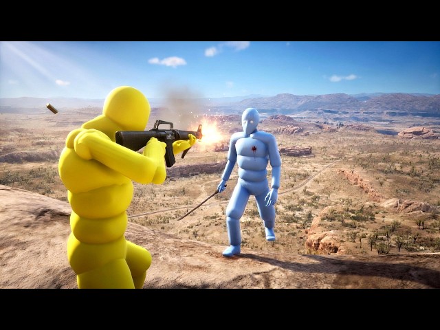 NPC Wars with Active Ragdoll Dudes #32 Euphoria Physics