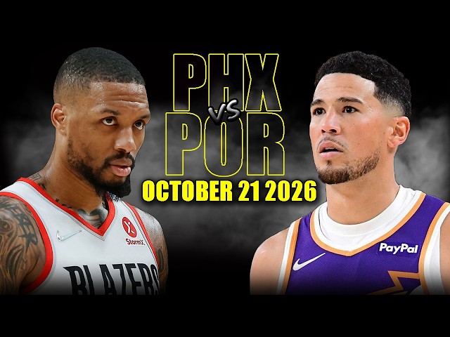 Phoenix Suns vs Portland Trail Blazers Full Game Highlights - October 21, 2026 | NBA Season