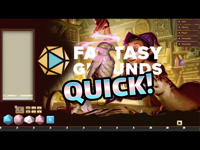 Creating Homebrew in FGU | Fantasy Grounds Quick!