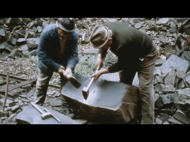 WATCH Stonemason Quarry with Only Hand Tools
