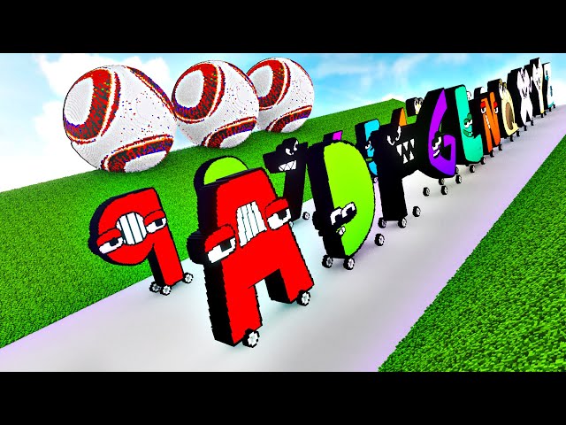 Racing Against Time: Alphabet Lore vs Number Lore vs Down of Death in Teardown Pt. 2