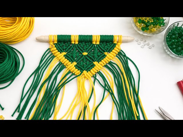 Easy Macrame Knot Pattern for Beginners | Macrame Wall Hanging 