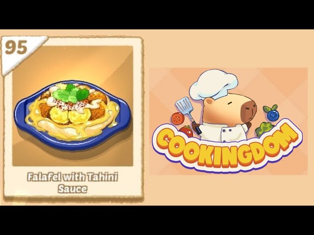 Cookingdom Level 103 Falafel with Tahiini Sauce | Game Walkthrough🎮
