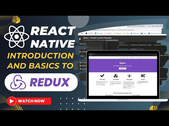 React Native | Redux Introduction and Basics | Online Lecture
