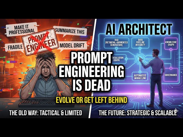 Prompt Engineering Is Dead: Become an AI Architect