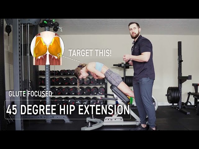 45 Degree Hip Extension [Glutes & Hamstrings Bias]