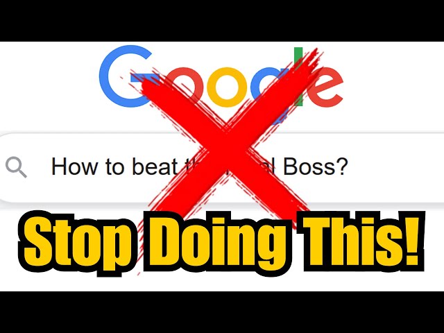 Why Google & Game Guides Are Ruining Gaming