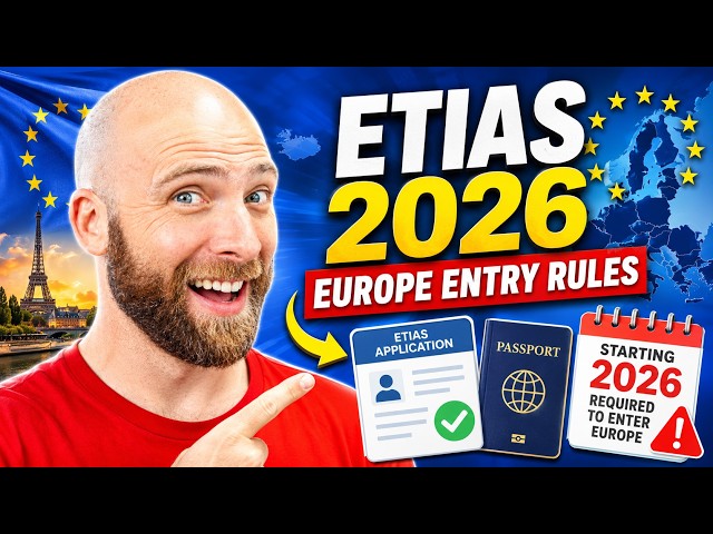 Nuevos requisitos de visado para viajar a Europa en 2026 (ETIAS)
