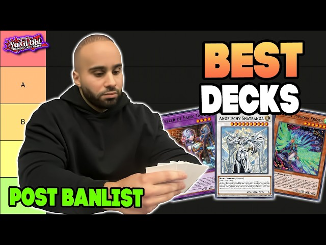 I Ranked The BEST Decks In Yu-Gi-Oh POST BANLIST!