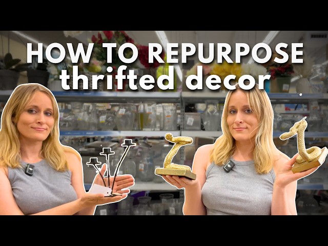 8 Ways to Repurpose Thrifted Decor | Budget-Friendly Hacks