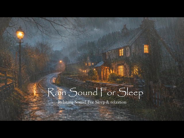 Rain Sounds No Ads for Sleep - Rain and Thunder Sounds ASMR for Sleep, Relaxation