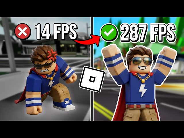 ⚙️ROBLOX: ULTIMATE FPS BOOST🔥| Fix Lag & Stutter✔️