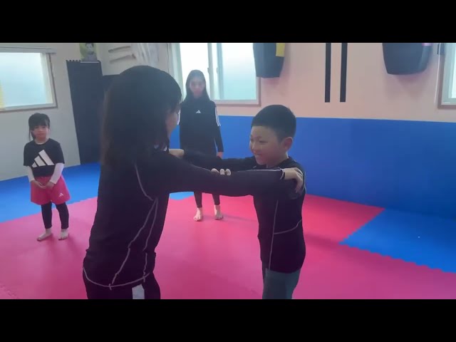 Sister vs. Brother Jiu-Jitsu Sparring (Re-edited)