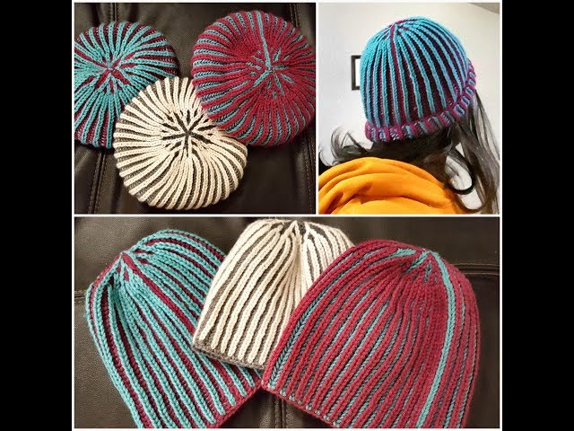 Two-color brioche hat: a Knittycat's knits tutorial