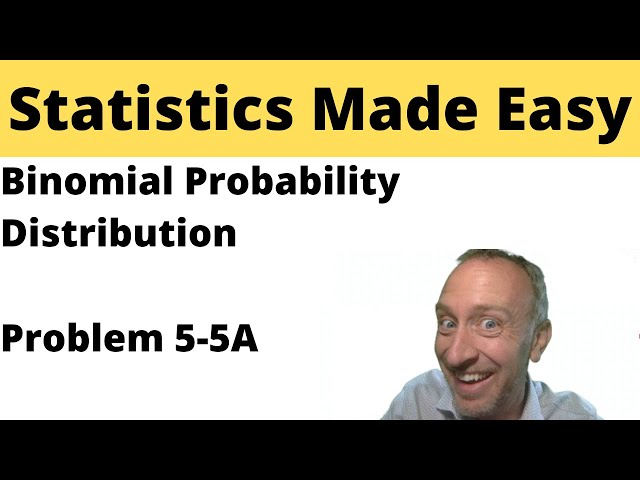 Statistics Module 5 - Binomial Probability Distribution - Problem 5-5A