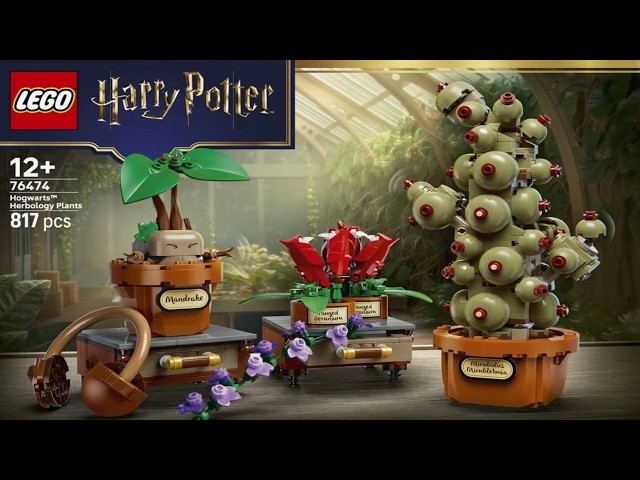 LEGO Instructions - Harry Potter - 76474 - Hogwarts Herbology Plants - Sculptures