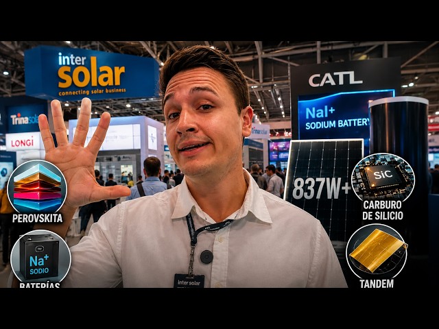 He visto el PANEL SOLAR de 856W (con nueva tecnología) … y esto cambia TODO | Día 1 INTERSOLAR