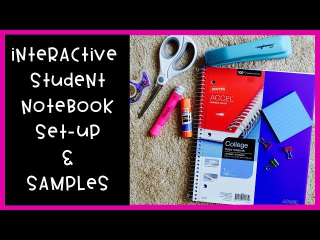 How I Set Up My Interactive Student Notebook | Setup, Samples, & Tips