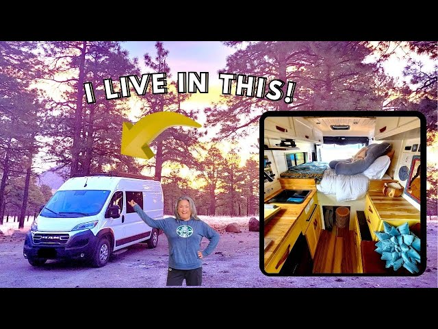 MY NEW RIG! The Most Comfortable FULL-TIME CAMPERVAN You've EVER Seen. My VANLIFE Tiny Home on wheel