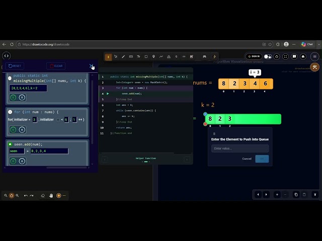 LeetCode 3718|  Smallest Missing Multiple of K | Visual Explanation