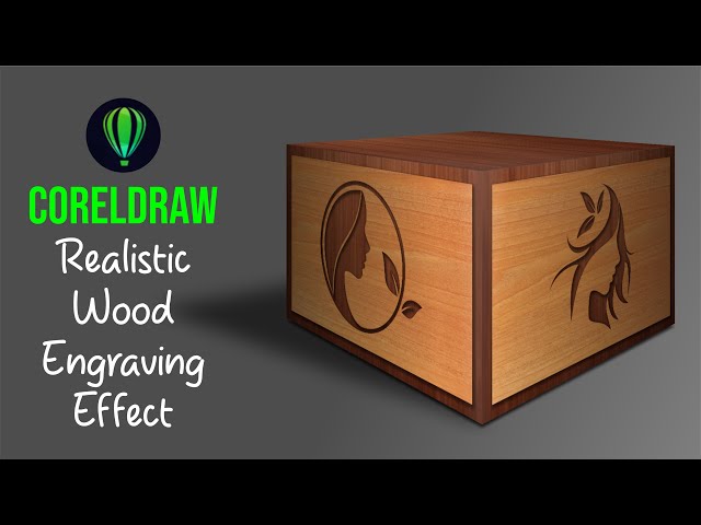 🔥Create Realistic Wood Engraving Effect in CorelDRAW