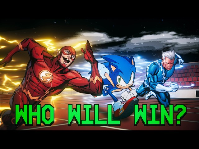 Fastest Speedster in Fiction Race (Animated)