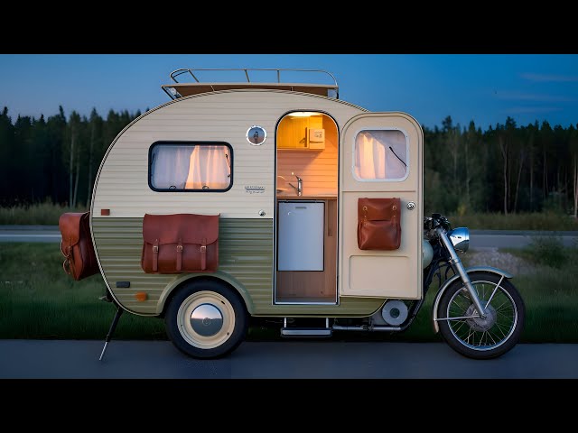 "2025 Retro Motorcycle Camper Review: The Ultimate Compact Adventure Trailer!"