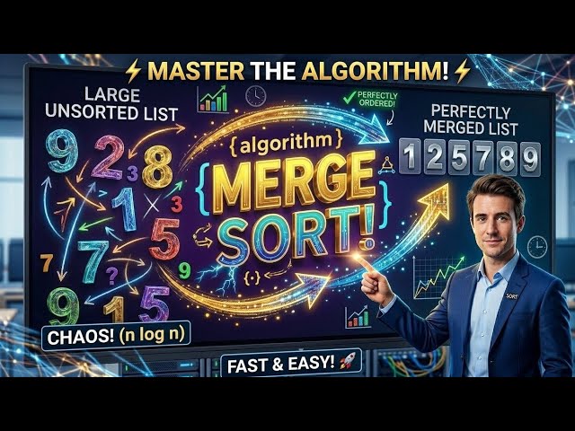 Merge Sort Explained Like a Story | Easiest Sorting Algorithm for Beginners