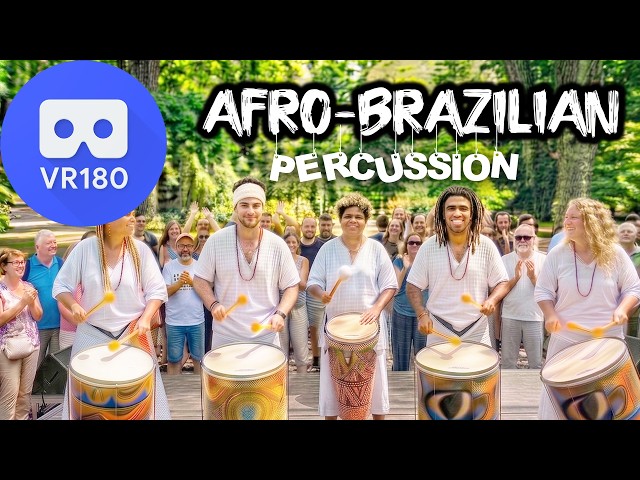 8K VR180 - Percussion Show (Afro-Brazilian Grooves)