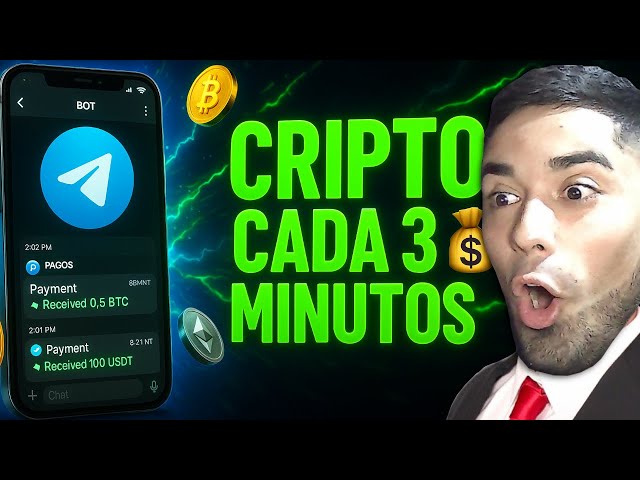 This Telegram bot pays me free cryptocurrency every 3 minutes.