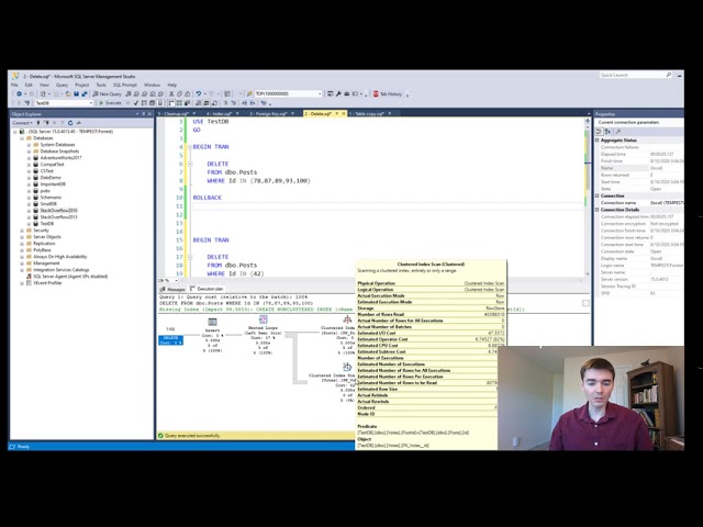 Why is my delete slow in SQL Server?