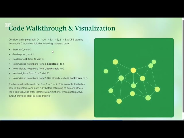 Routing algorithm (DFS + graph visualization) in java language
