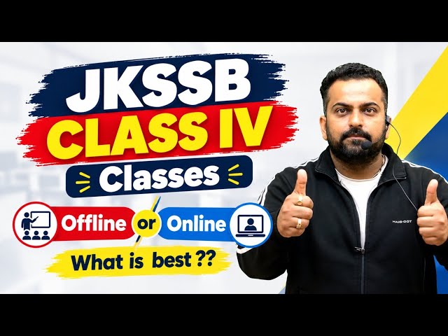 Jkssb Class Iv Online & Offline classes 2026@CareerSuccessJammu 9419145317 