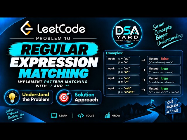 Regular Expression Matching - LeetCode Problem 10 (Hard) | Dynamic Programming Explained
