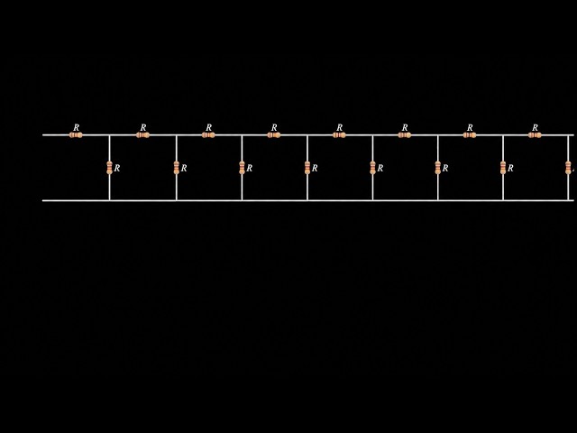 Infinite Ladder Resistor Network | Meas. Vs Theory Vs Sim. #circuit  #resistance  #electrical