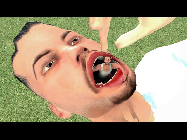 Franklin Fall in NPC Deepest Mouth - INDIAN BIKE DRIVING 3D