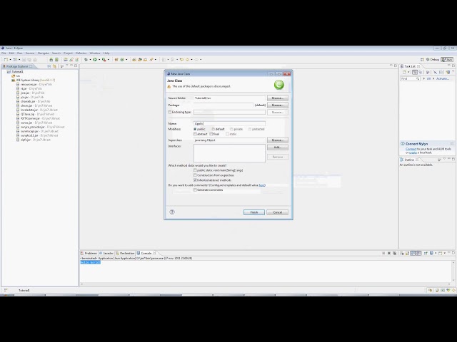 Java Tutorial for Beginners, Part 1 A Hello World Program
