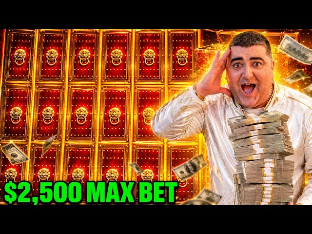 $2,500 MAX BETS Triggered NONSTOP JACKPOTS on Million Dollar Dragon Link! 🤯💰