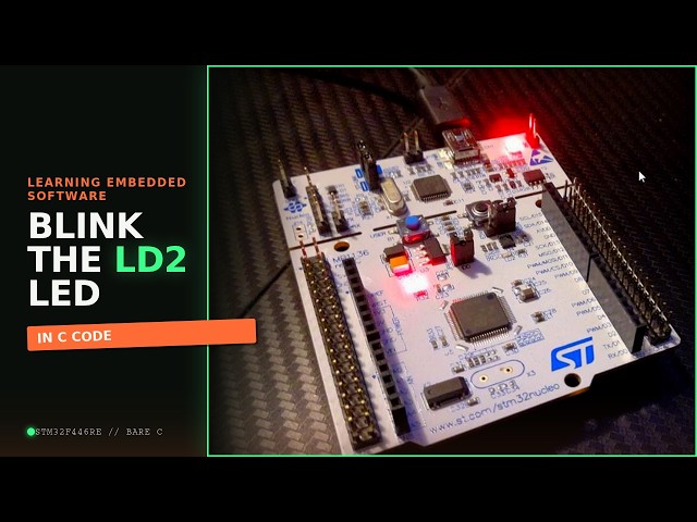 Blink LED NUCLEO F446RENUCLEO F446RE Simple code to blink LED