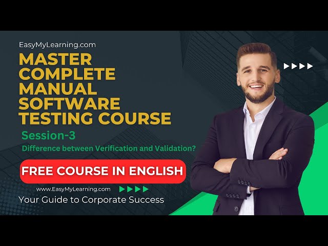 #3|Difference between Verification and Validation with Cake Example |#ManualTestingCourse |English