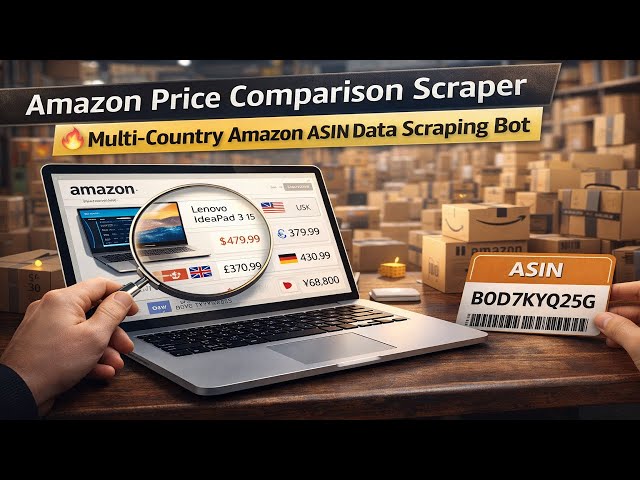 Amazon Price Comparison Scraper | 🔥 Multi-Country Amazon ASIN Data Scraping Bot