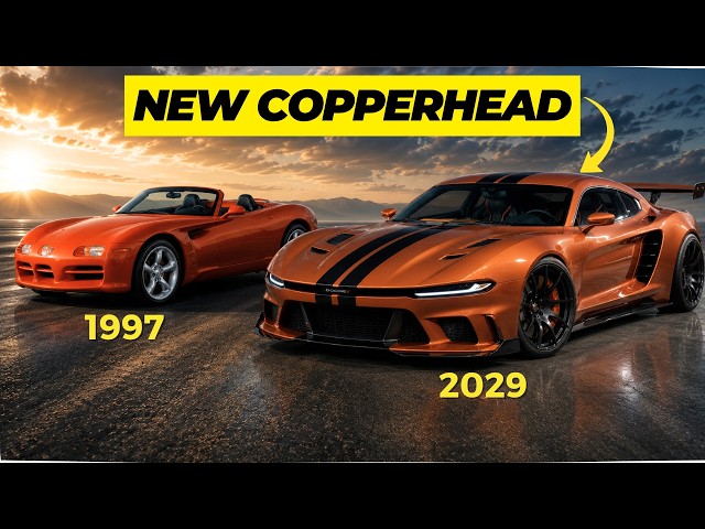 The Dodge Comeback Starts With a New Halo Car - The SRT Dodge Copperhead is Coming...