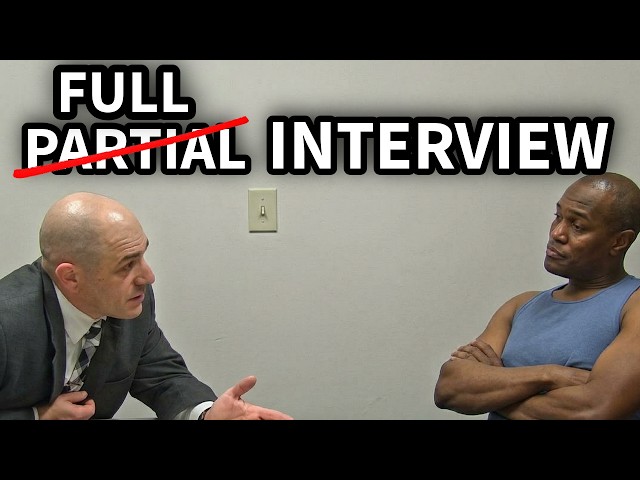 Full Police interrogation of an Evil janitor!