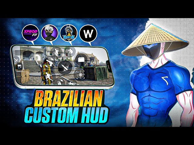 BRAZILIAN🇧🇷CUSTOM HUD FREE FIRE FASTEST 3 FINGER HUD | 3 FINGER SUPER MOVEMENT CUSTOM HUD | MALIK FF